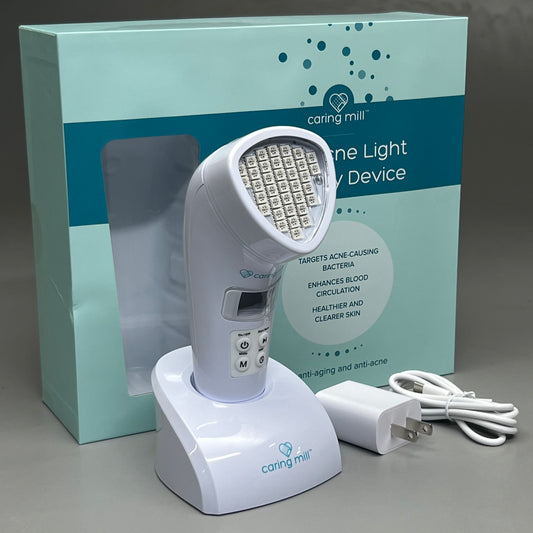 CARING MILL Anti-Acne Blue Light Therapy Device For Breakouts White 5985