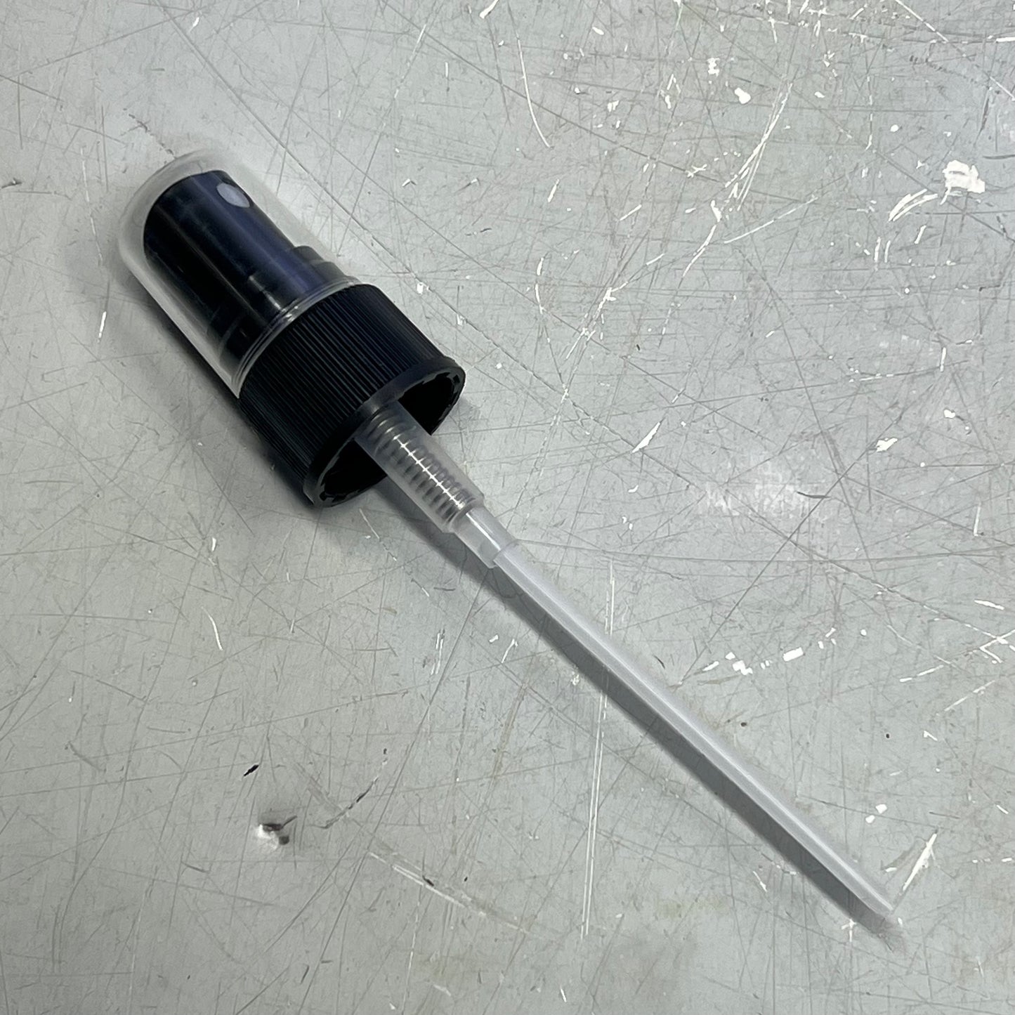 ZA@ SKS (144 PACK) Tube Sprayer Misting Caps 20/410 Black/Clear 2580-47