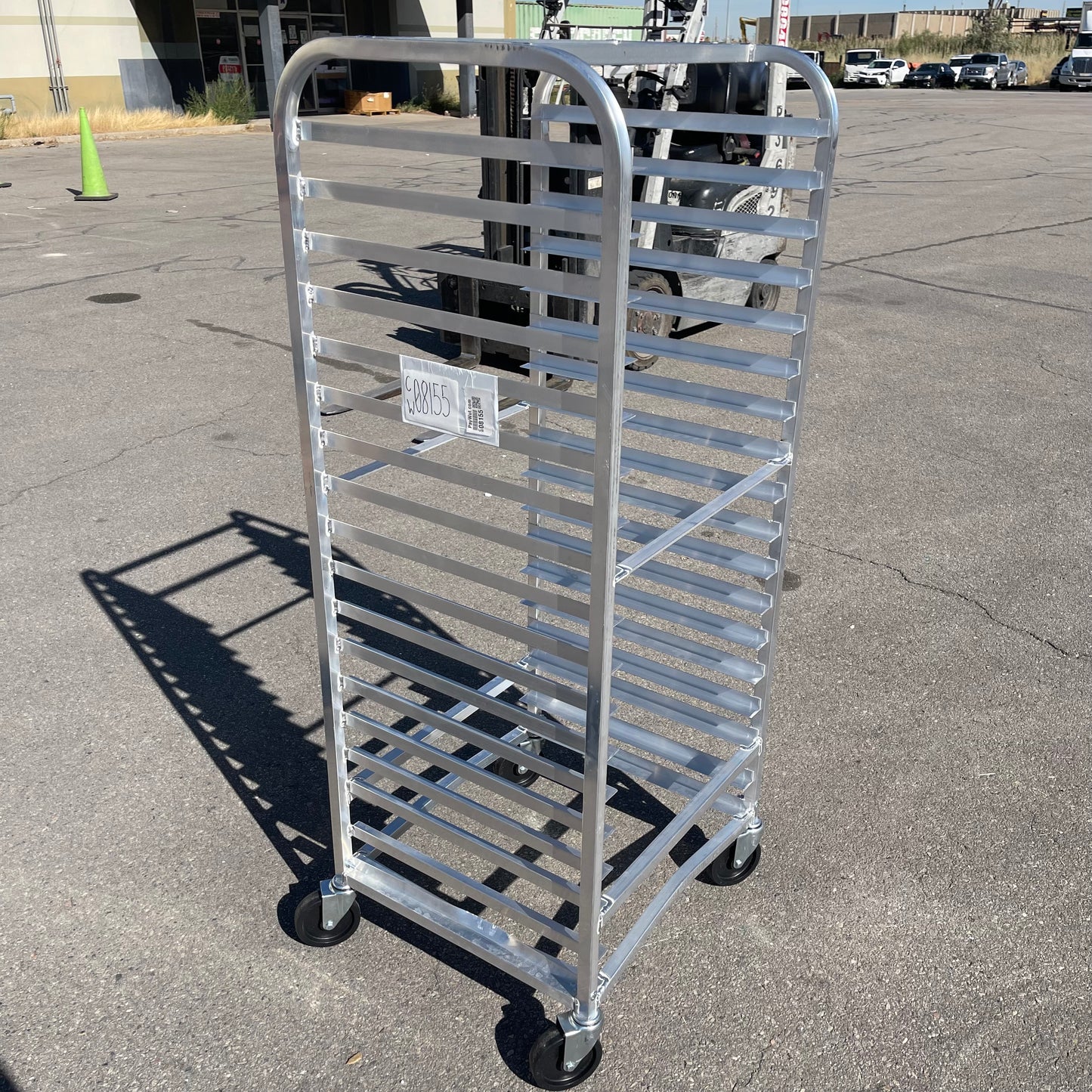 CHANNEL Donut Screen Rack 23"x24"x63" Aluminum 548A (B)