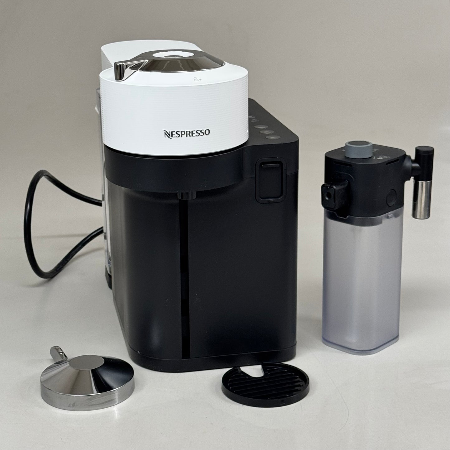 NESPESSO Vertuo Lattissima One-Touch Coffee Maker & Frother Matte White & Gloss