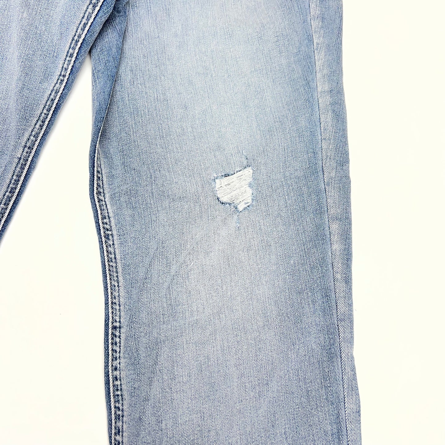 SILVER JEANS CO Avery Curvy Fit High Rise Skinny Crop Women's Sz 32/26 Indigo
