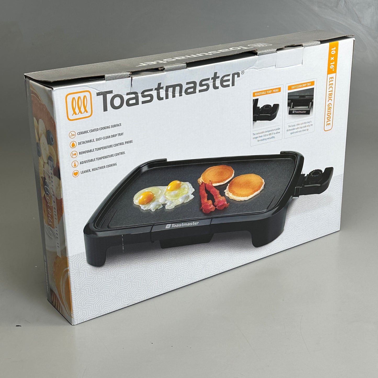 TOASTMASTER Electric Griddle 10" x 16" TM-161GR Black New Other