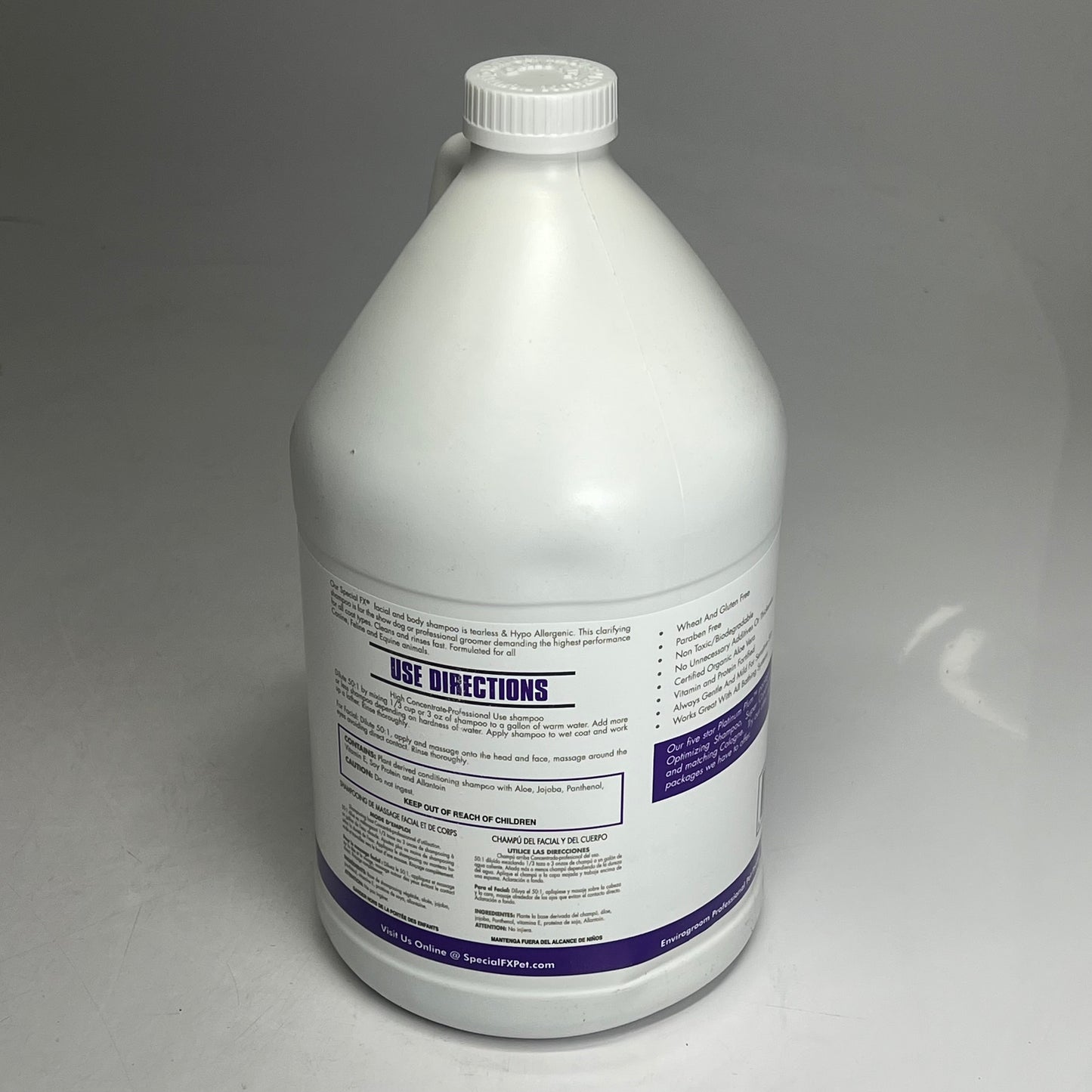 SPECIAL FX Facial & Body Shampoo Dilutes 50:1 Biodegradable Non Toxic 1 Gal