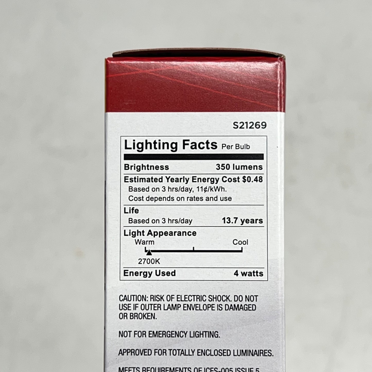 SATCO (6 PACK) Candle Bulb 4W LED B11 2700K Warm White Frosted Finish S21269