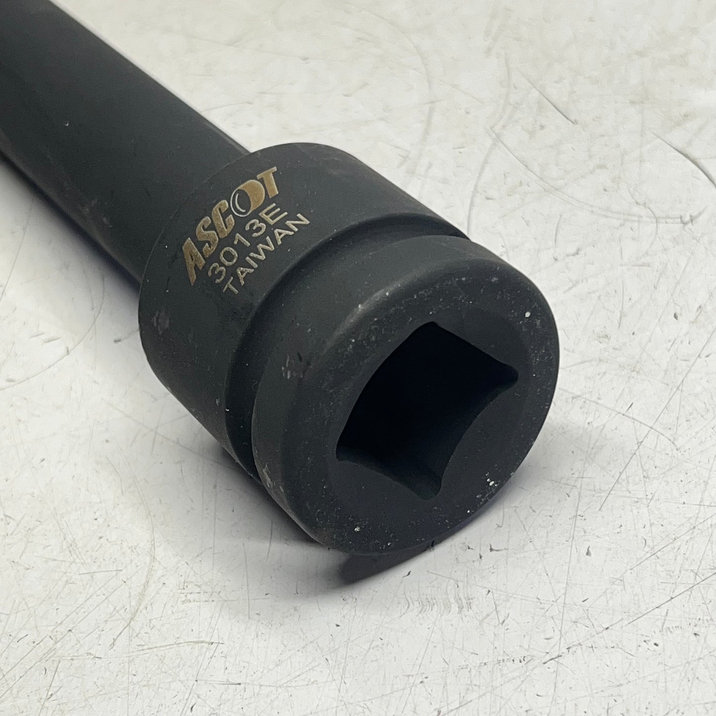ASCOT CR-MO Alloy Steel Extension W/ Pin Hole Radius Corner  13"x 1" Black 3013E