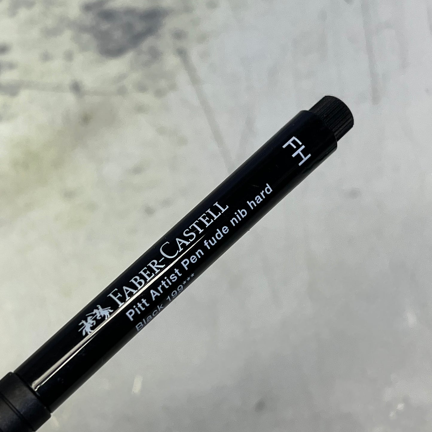 FABER-CASTELL (5 SET) PITT Fude Artist Hard Pen Pigmented India Ink 199 Black