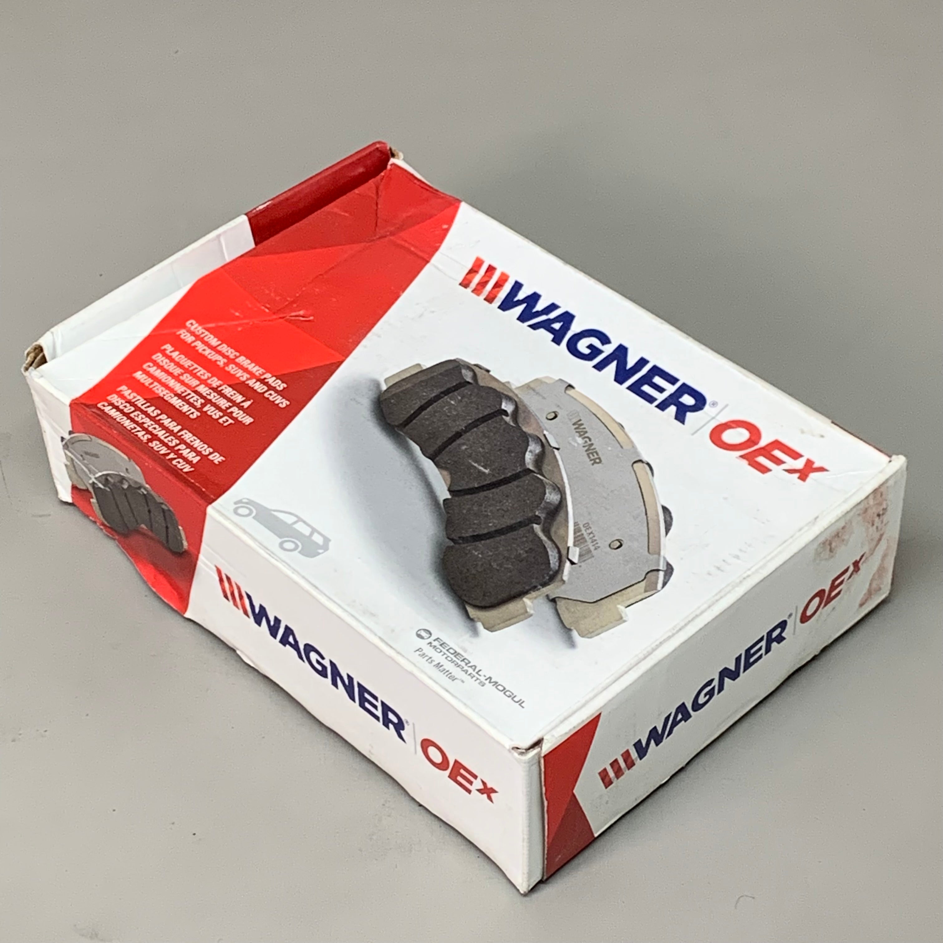 WAGNER OEx Premium Ceramic Disc Brake Pad Set 5 1/2