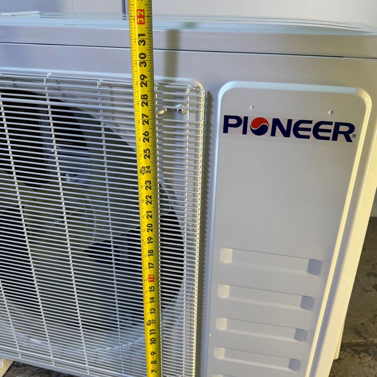 PIONEER 36,000 BTU 19 SEER 230V High-Wall Mini-Split Air Conditioner Inverter Heat Pump With 16 Ft. Kit White YN036GLFI19RPE/WT036GLFI19HLE