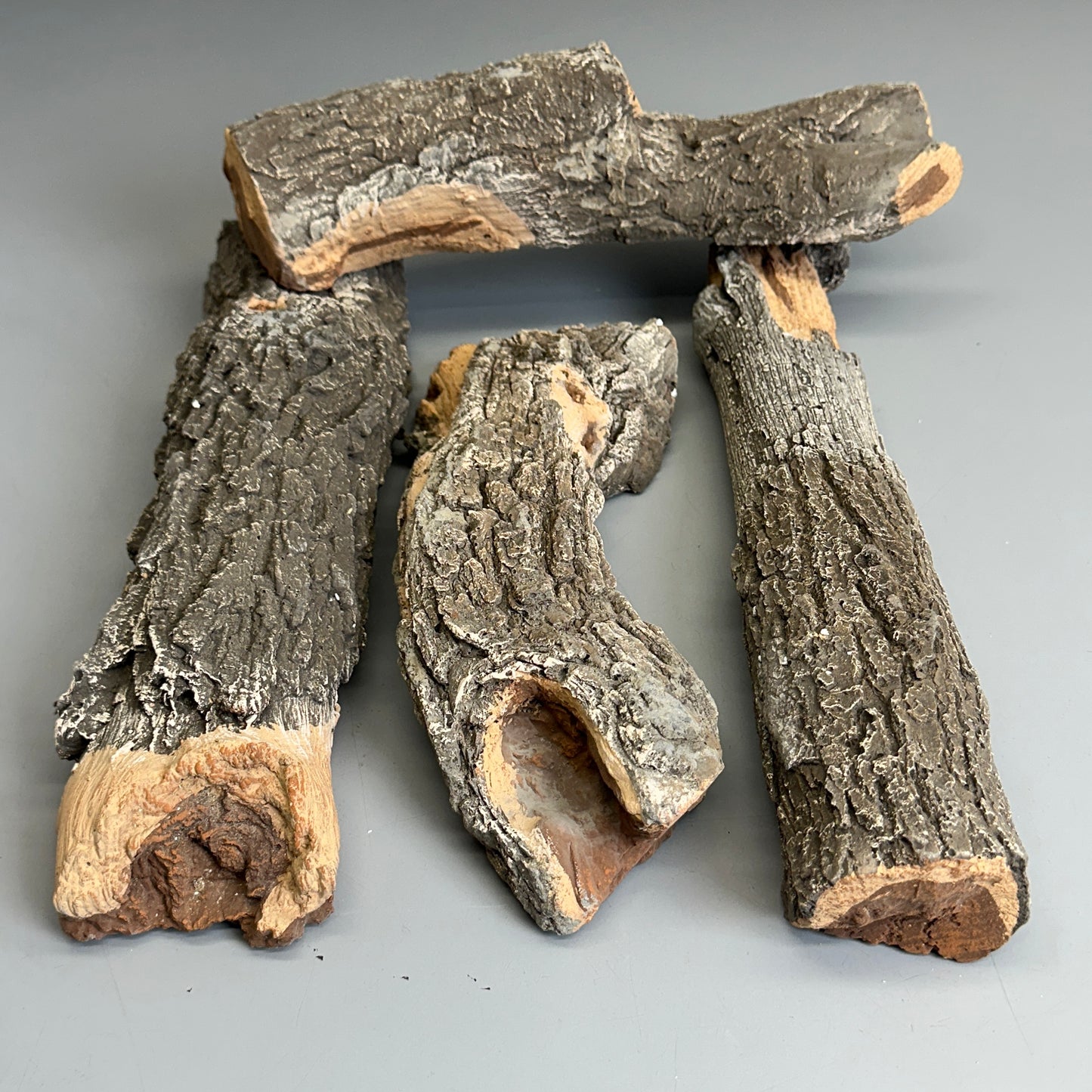 Grand Canyon FPAWO-18-24 Weathered Oak Fire Pit Logs Open Packaging