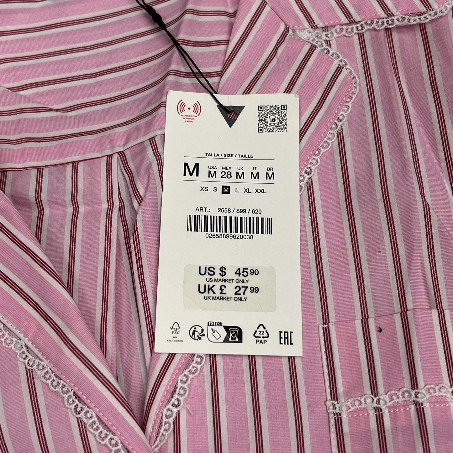 ZA@ ZARA Lot Of Assorted Clothing Tops & Sweater Dress Women's Sz S/M/L