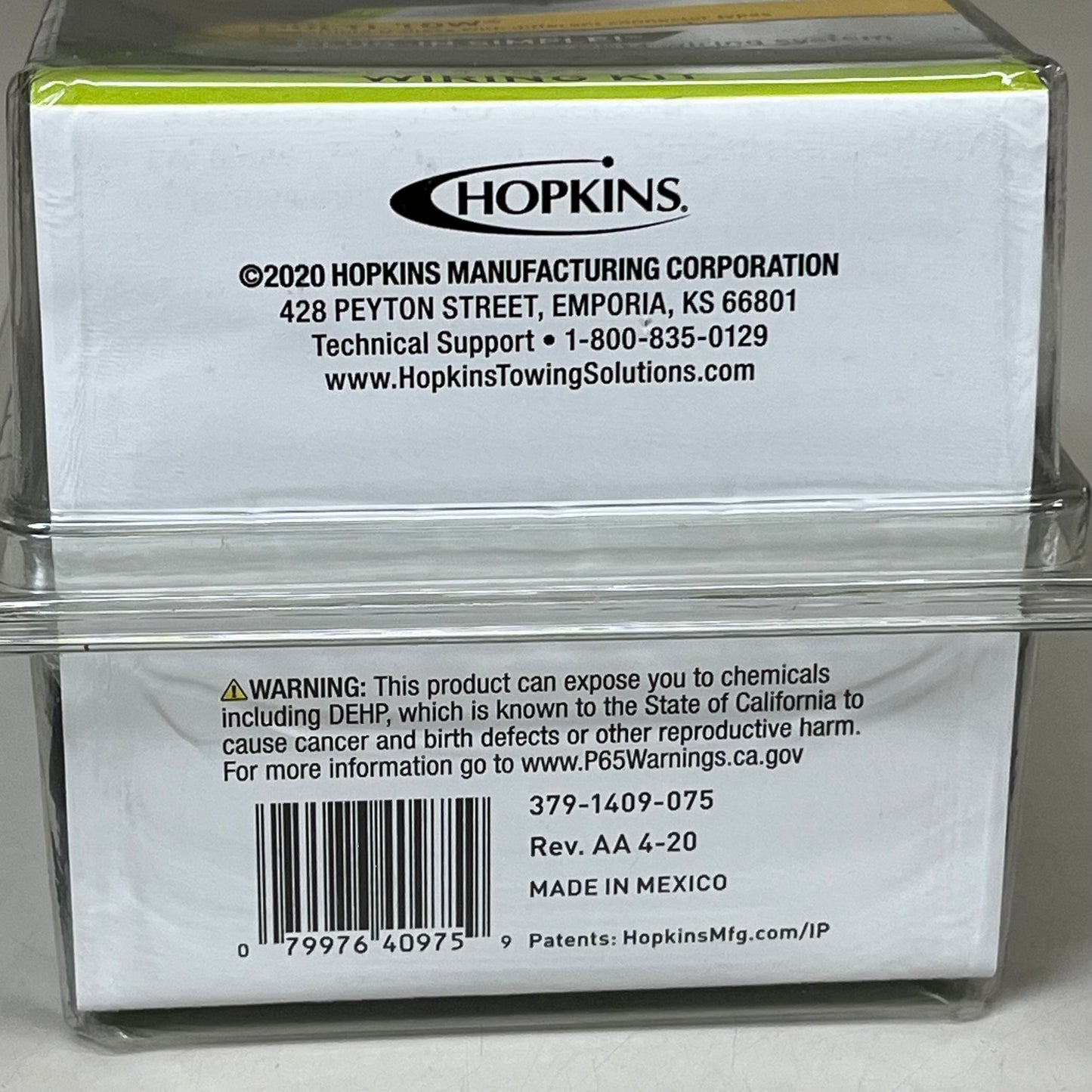 HOPKINS Towing Solutions Hopkins Tow Plug-In Simple Wiring Kit 40975