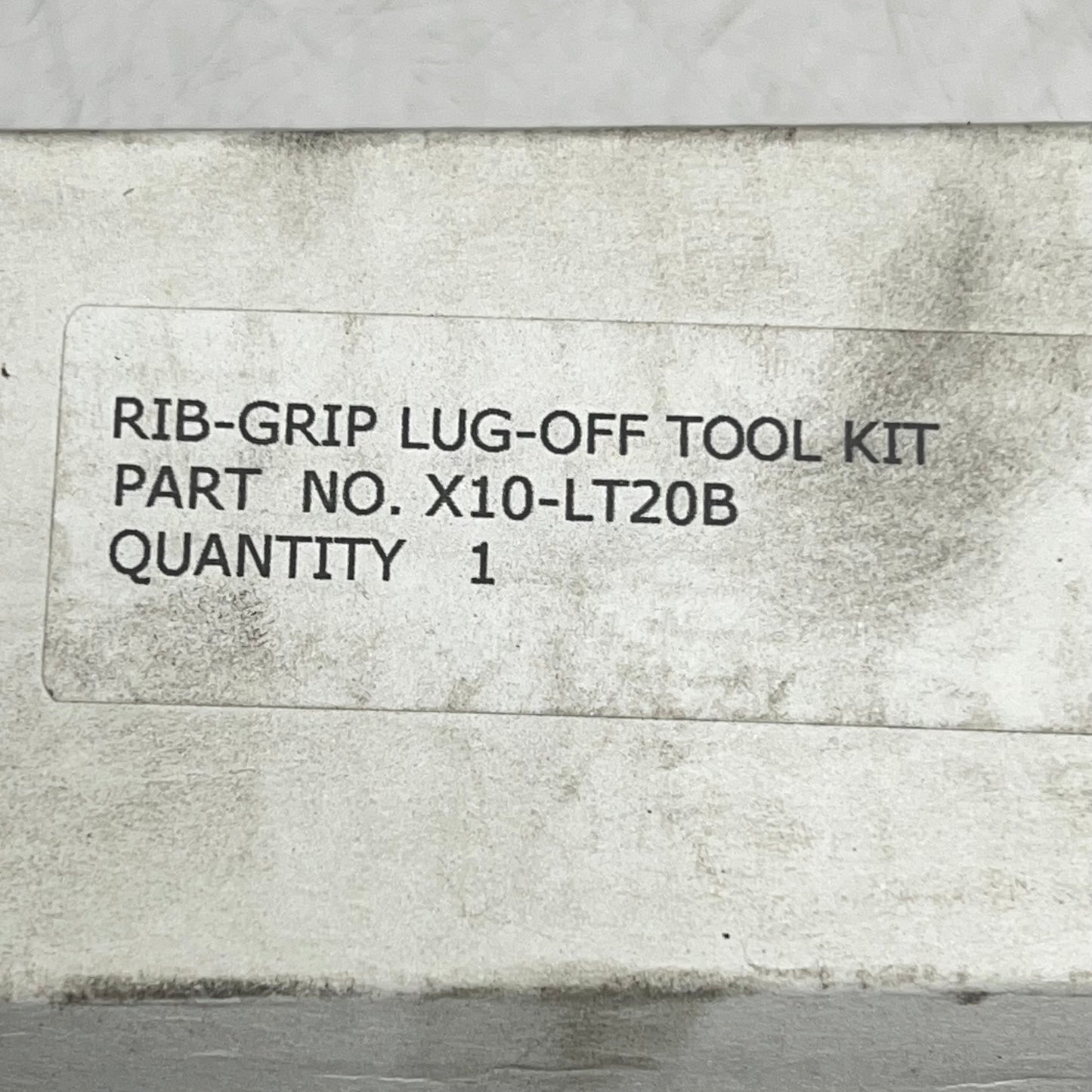 ASCOT Drive On Rib Grip Lug Off Kit  1-1/8" Dia 13/16" Square Head X10-LT20B