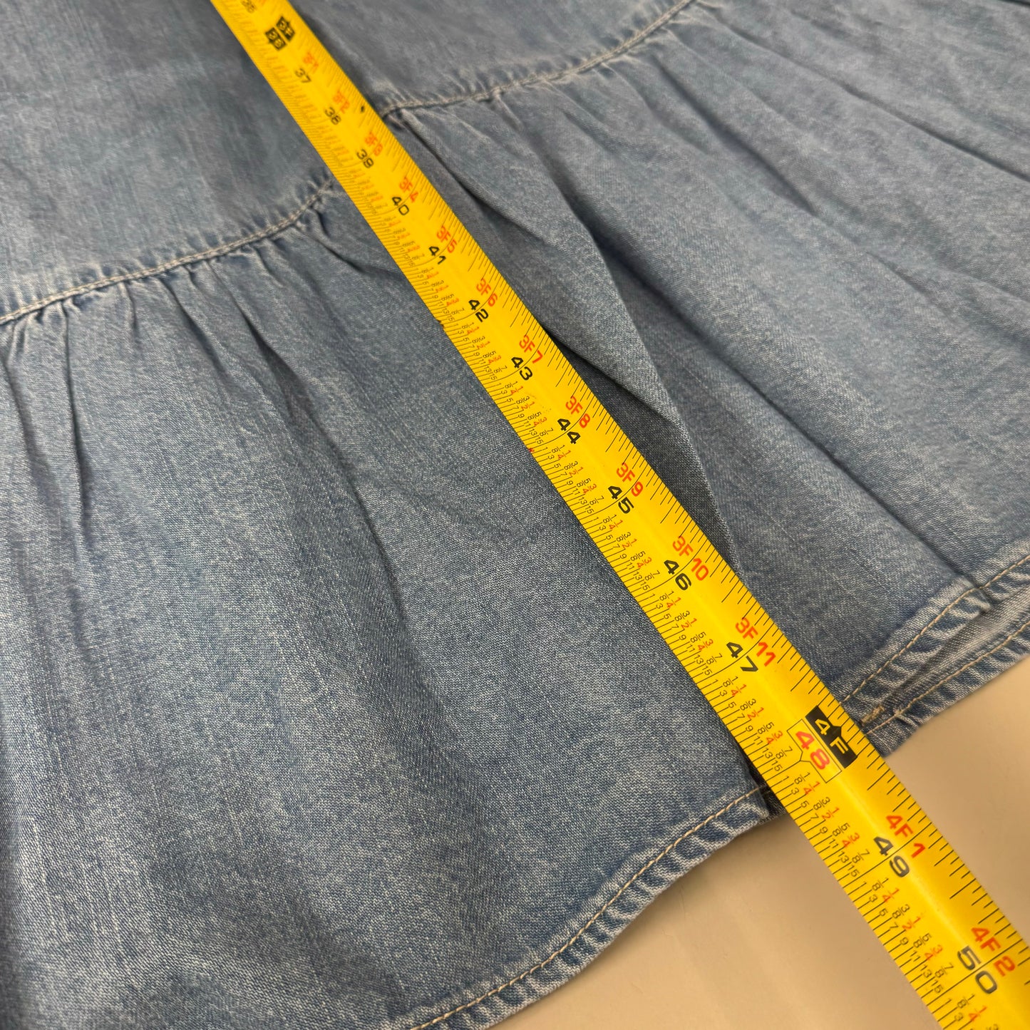 VERONICA BEARD Jeans Edwina Sleeveless Midi Dress Sz-10 Iceberg J24067101287IC