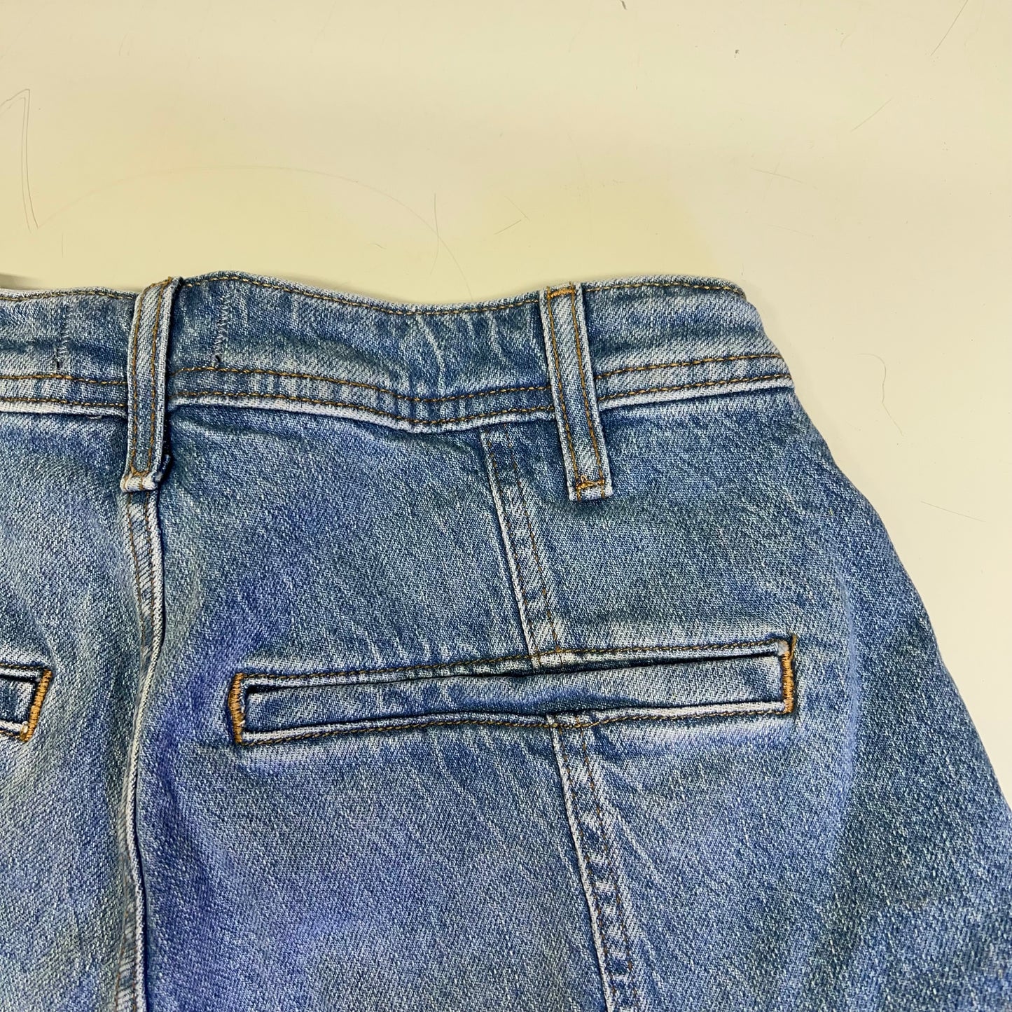 FREE PEOPLE CRVY Mona High-Rise Shorts  Women's Sz 32 Power Trip Blue 89248835