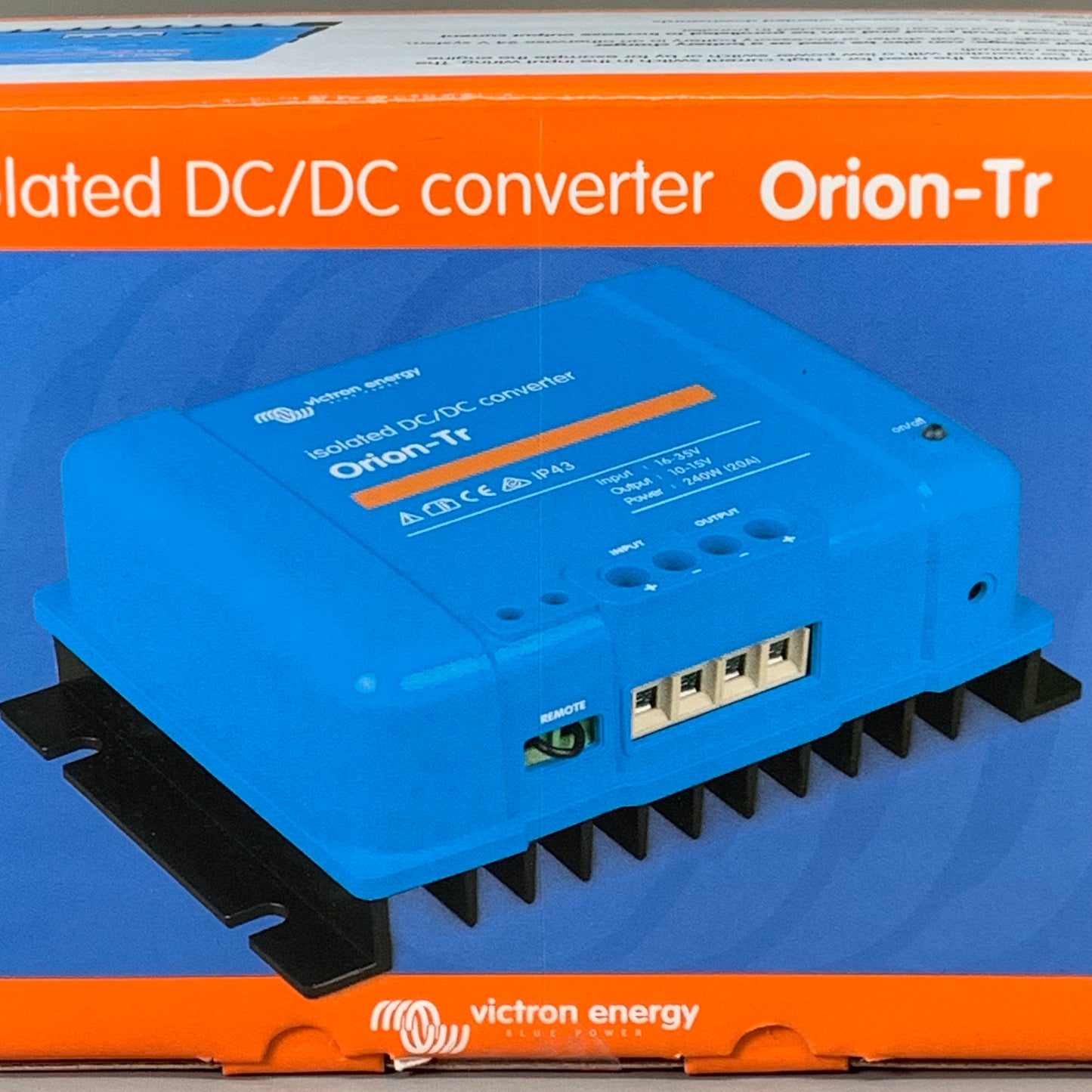 VICTRON Energy Isolated DC/AC Converter Orion-Tr 24/12-20A 240W ORI241224110 (New)