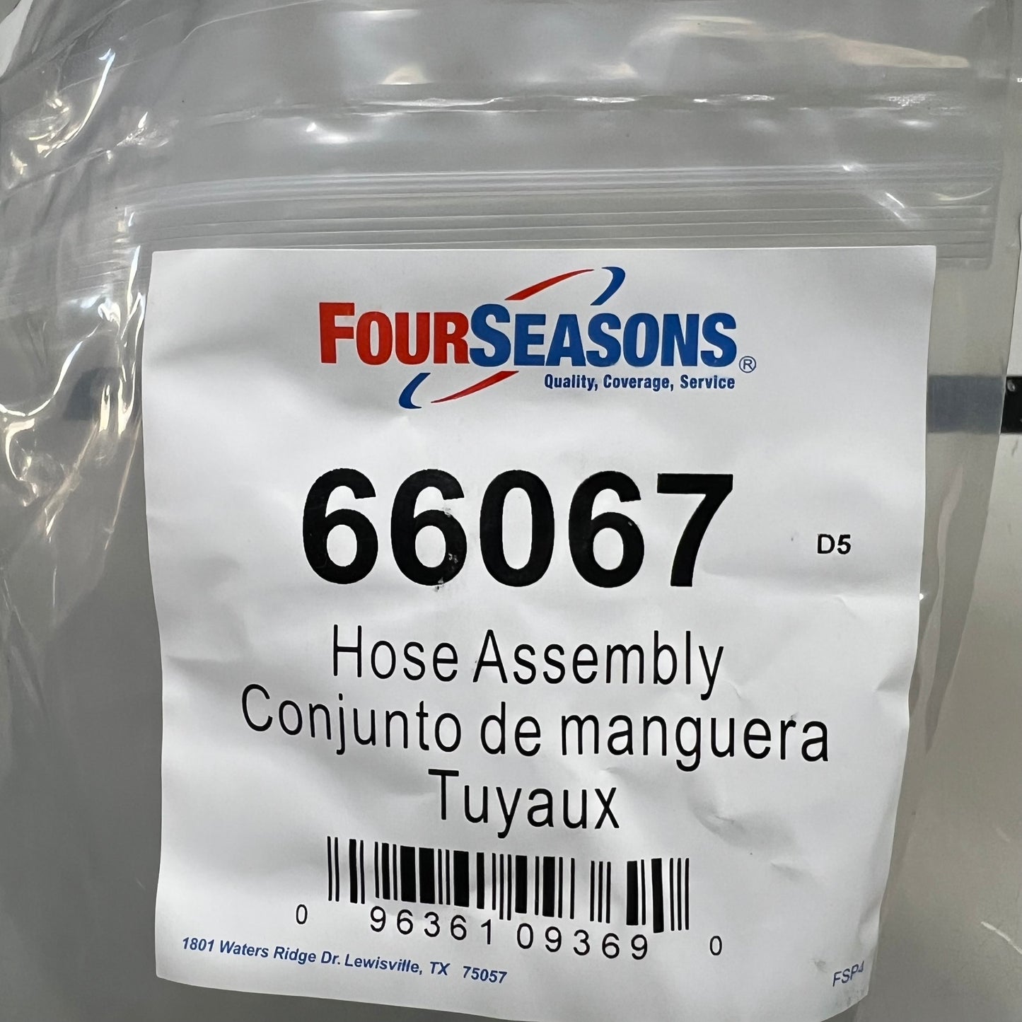 FOUR SEASONS A/C Hose Assembly For Chevrolet Vehicle Models 66067