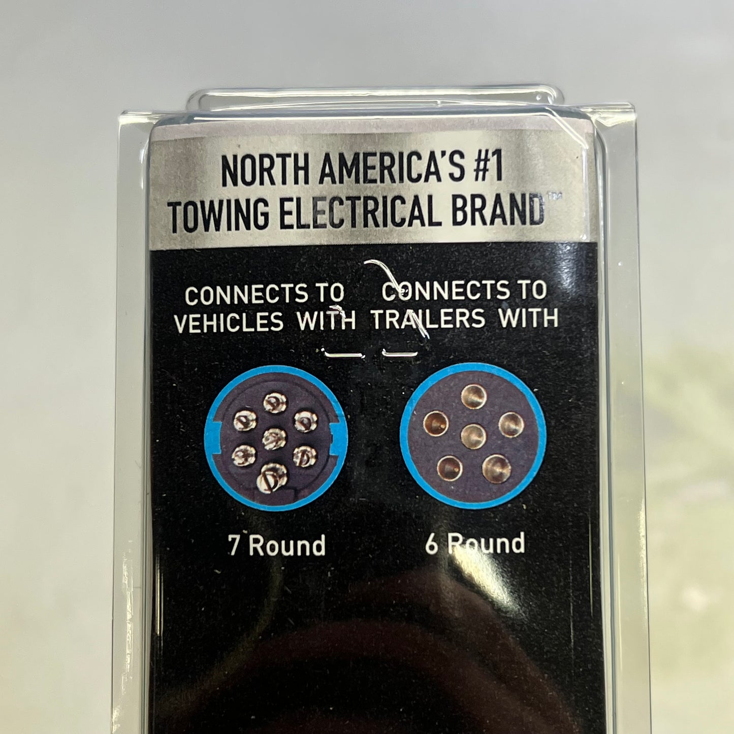 HOPKINS 7 Round To 6 Round Adapter Impact & Corrosion Resistant Black 47445