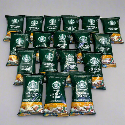 ZA@ STARBUCKS (18 PACK) Veranda Blend Ground Coffee, Blonde Roas 2.5 oz Green 11137306 BB 12/25 G