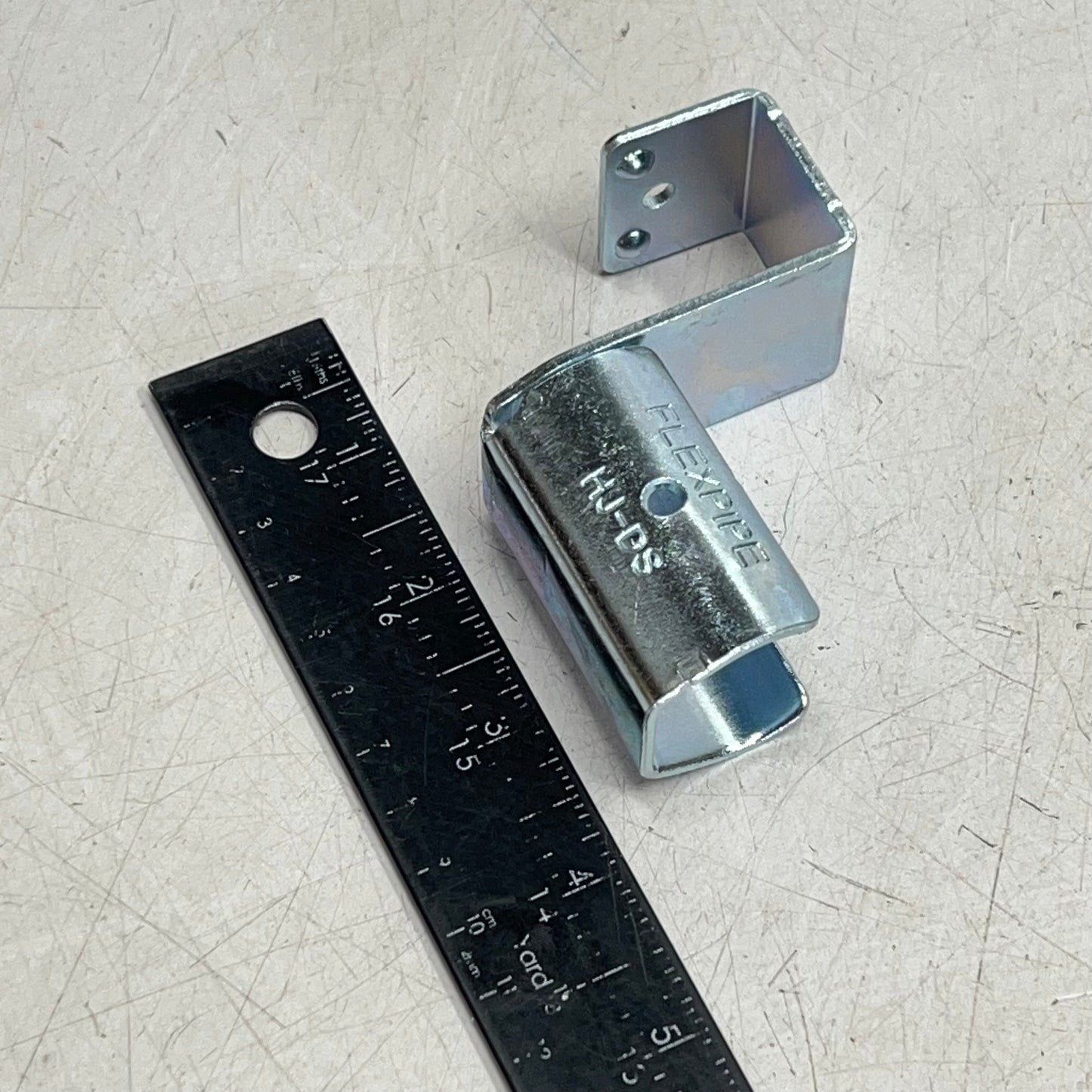 FLEXPIPE (60 PACK) Pipe Mount Drop Stop Zinc Nuts & Bolt Silver HJ-MS