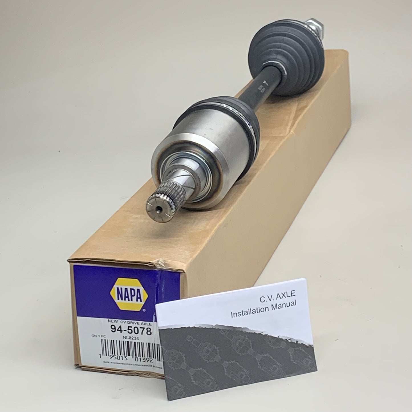 NAPA Premium CV Drive Axle Grooved 27 Spline 26.26" for Nissan 94-5078