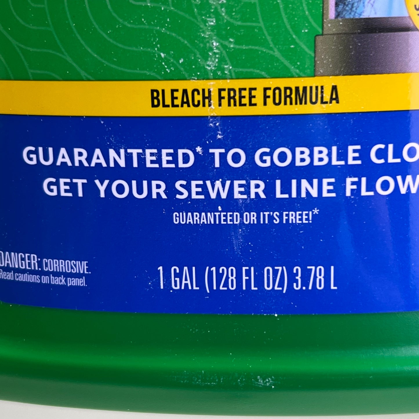 GREEN GOBBLER Main Line Drain Opener and Clog Remover Liquid 1 Gal.