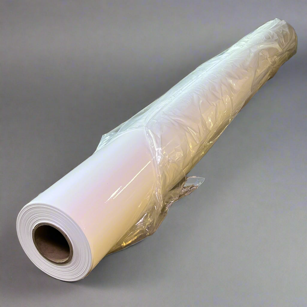 GENERAL FORMULATIONS White Static Cling 90# Layflat Liner 60" x 150 ft x 7.0 mm White 208-6015