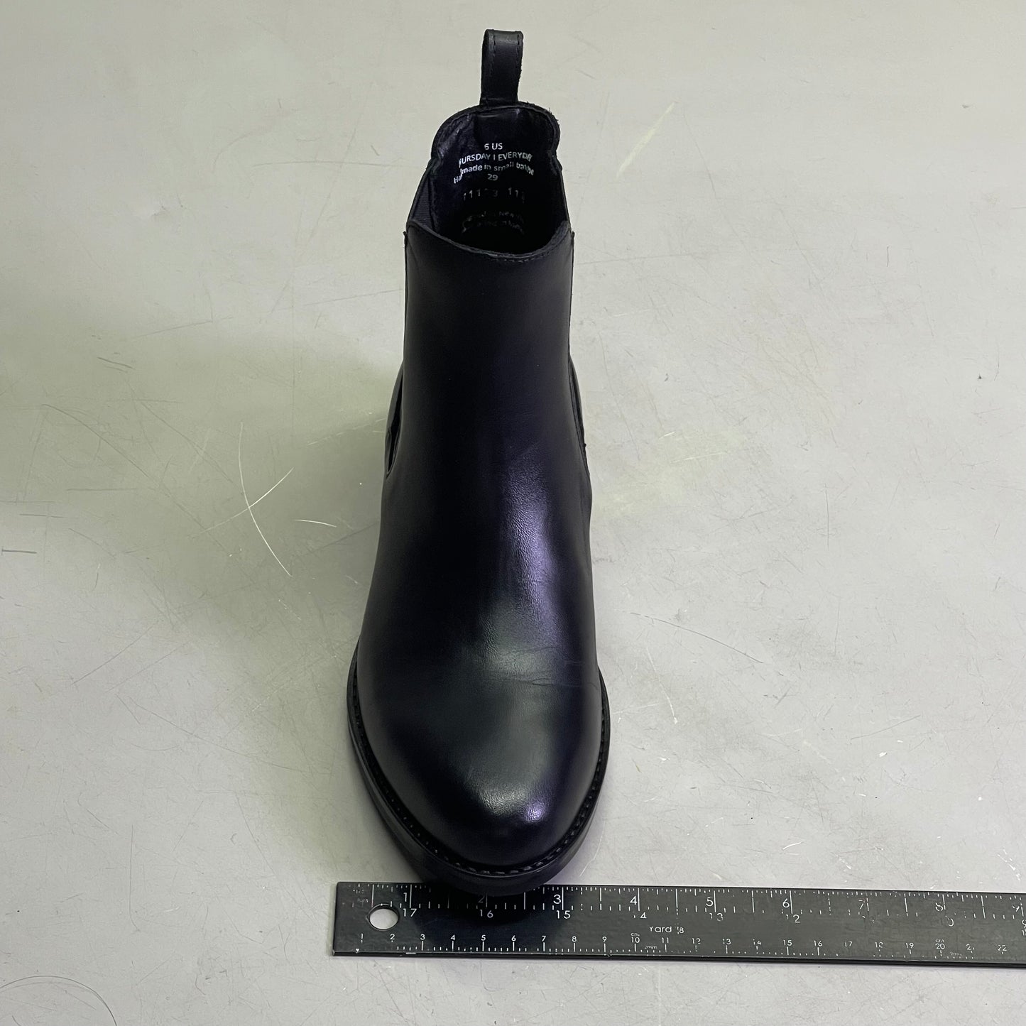 THURSDAY BOOT CO. Duchess Boot Women's 6 Black Leather DCSBPA6