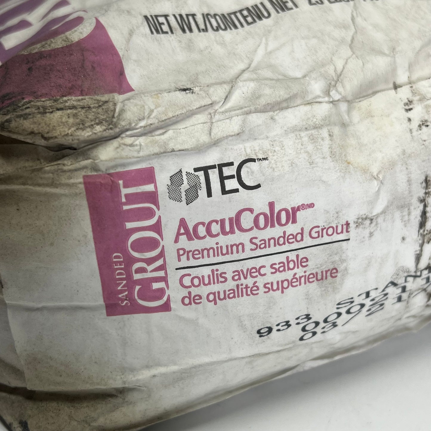 ZA@ TEC Accucolor Premium Sanded Grout Polymer Enhanced 25 Lb Bag 933 Standard Grey 650 |(As-Is)