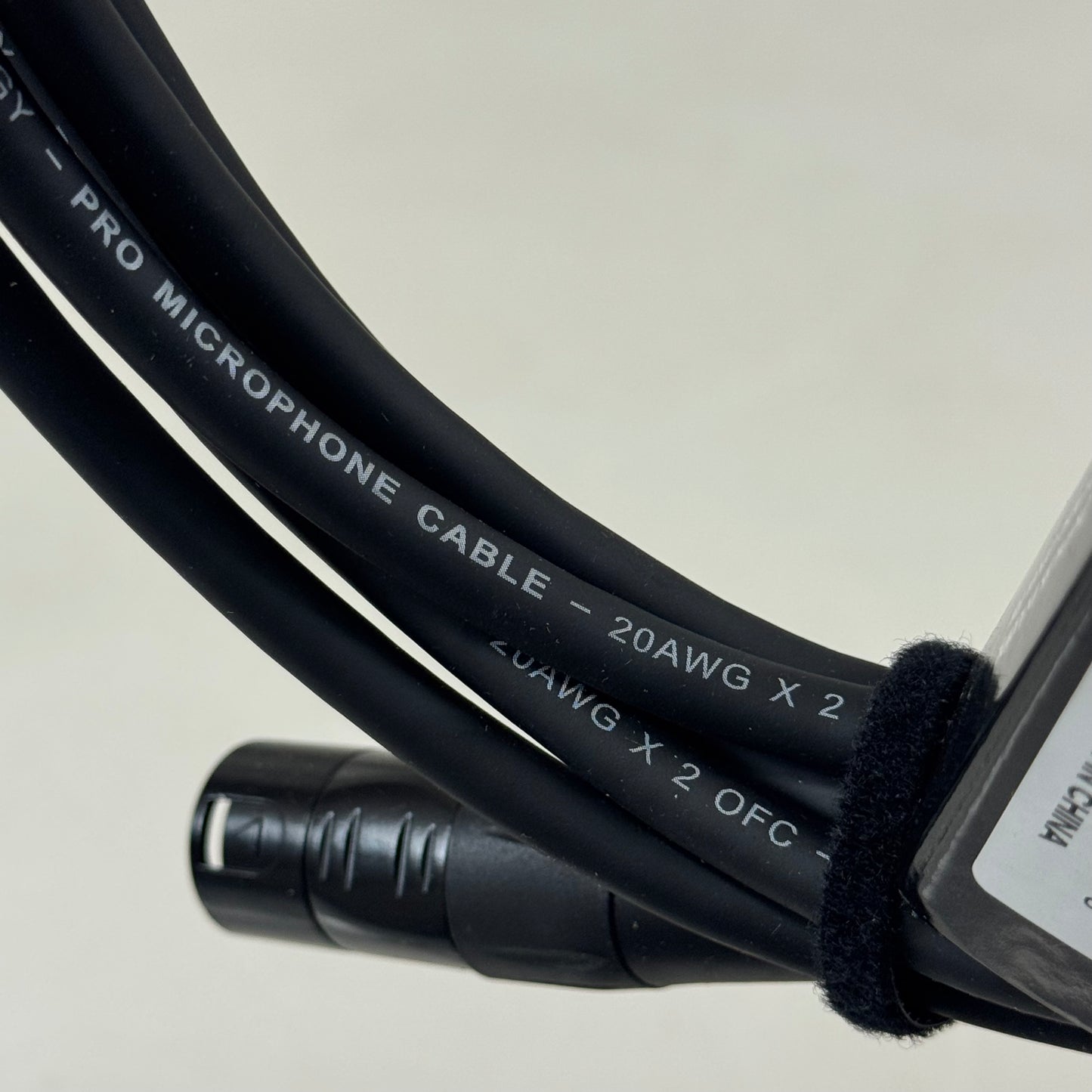 HOSA TECHNOLOGY Pro Series Microphone Cable 10 ft Black HMIC-010