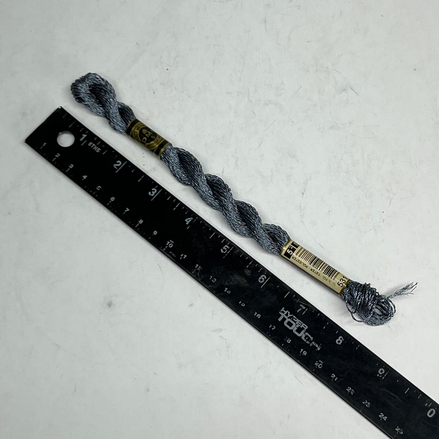 DMC (5 PACK) Pearl Metallic Embroidery Thread Sz 5 - 5317 Gray/Silver