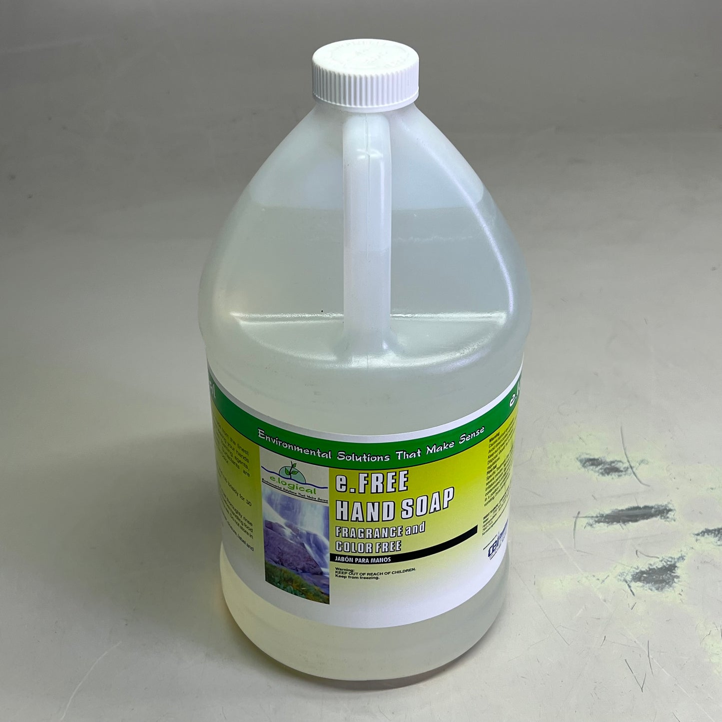 E. LOGICAL E.Free Moisturize Mild Liquid Foaming Hand Soap 1 Gal Clear NYC072-04