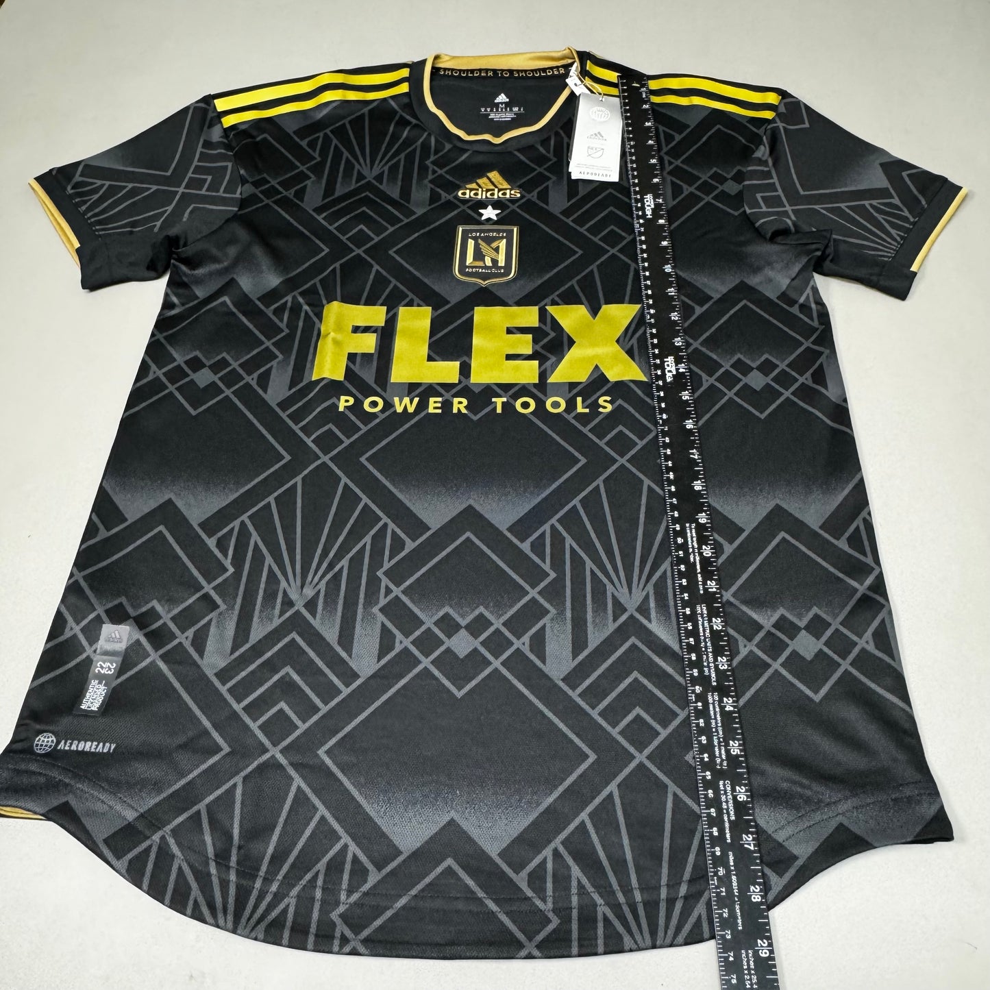 AEROREADY Los Angeles Football Club Jersey Sz-M Black/Gold IP2460 250