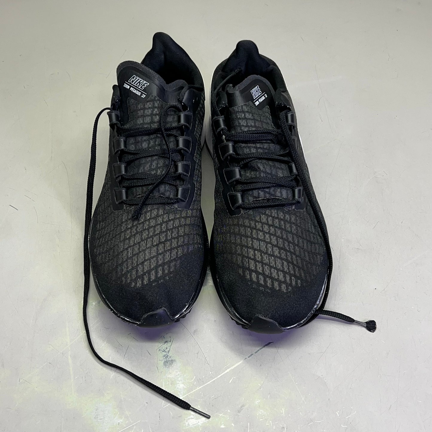 NIKE Air Zoom Pegasus 37 Running Sneaker Men's Sz 14 Black/White (Pre-Owned)