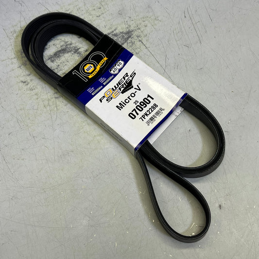 NAPA Power Series Automotive V-Ribbed Belt For Jeep & Toyota Black 25070901