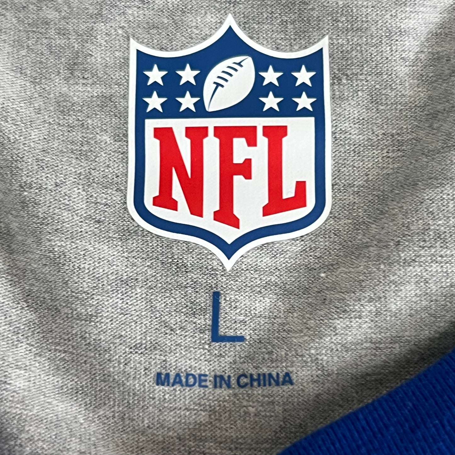 NFL G-lll Sport Bills Black Label T-shirt Men's Sz L Blue/Gray