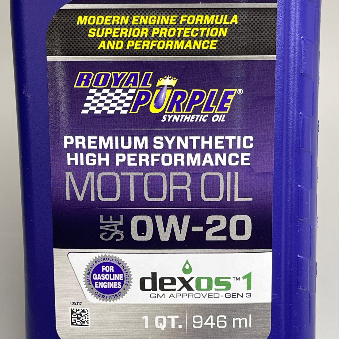 ROYAL PURPLE 6PK! Synthetic Oil SAE 0W-20 1 QT (New)