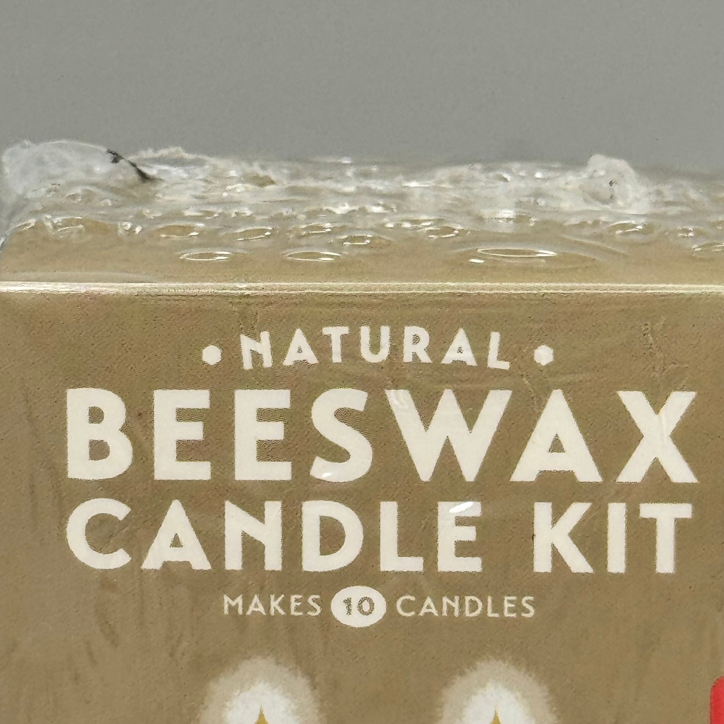 KIKKERLAND(6 PACK) Natural Beeswax Candle Kit Makes 10 Candles Per Package GG191