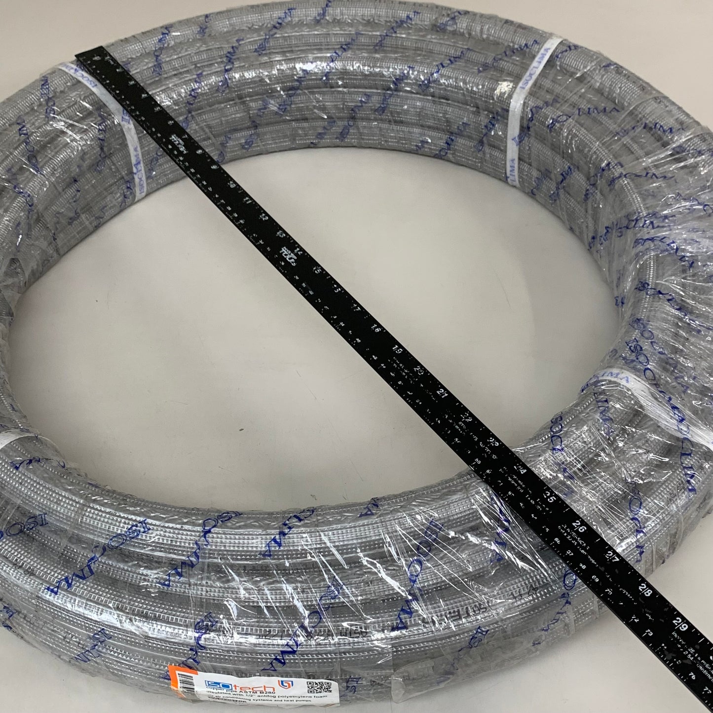 ISOTECH Insulated Copper Tubing For Air Conditioning & Heat Pumps 1/2"x50'