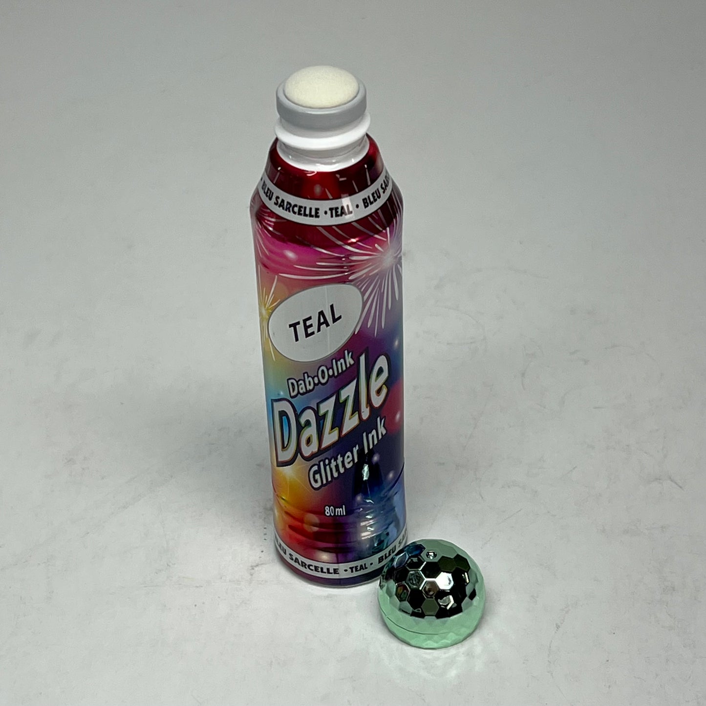 DAB O INK (12 PACK) Dazzle Shimmery Glitter Ink Bingo Dot Marker 80 Ml Teal A26