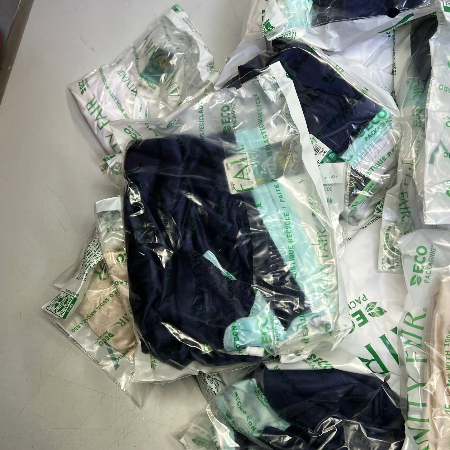 ZA@ VANITIY FAIR Lot Of Assorted Briefs w/ Lace Women's Variety Sz  Multicolor