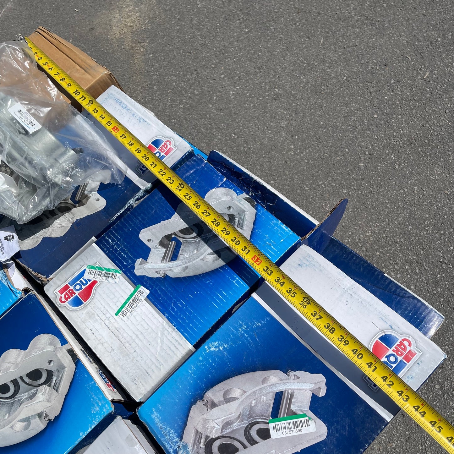 ZA@ Pallet of CAR QUEST (~34 Units) Premium Coated Brake Calipers (see images)