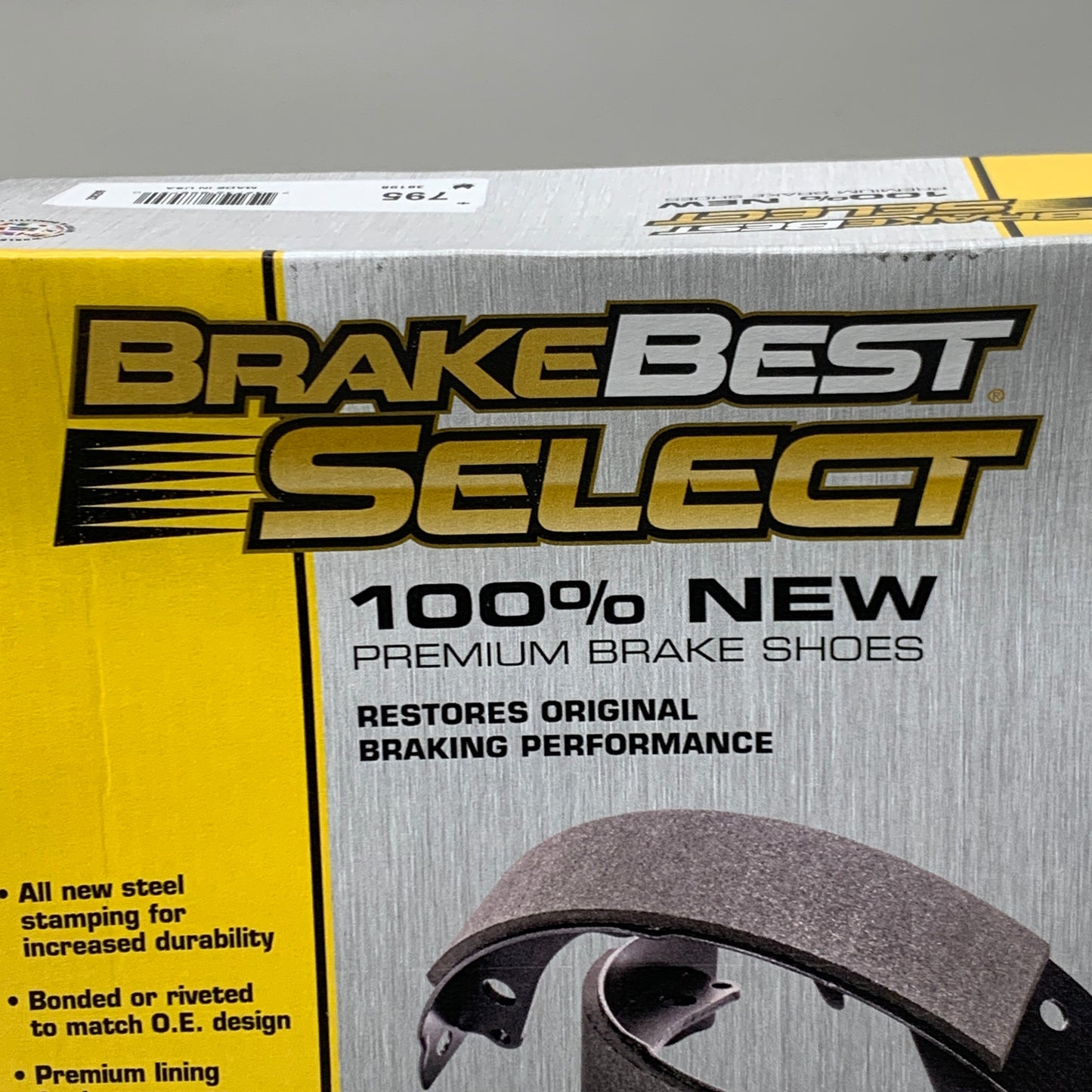 BRAKE BEST SELECT Premium Brake Shoes 4PK 795 (New Other)