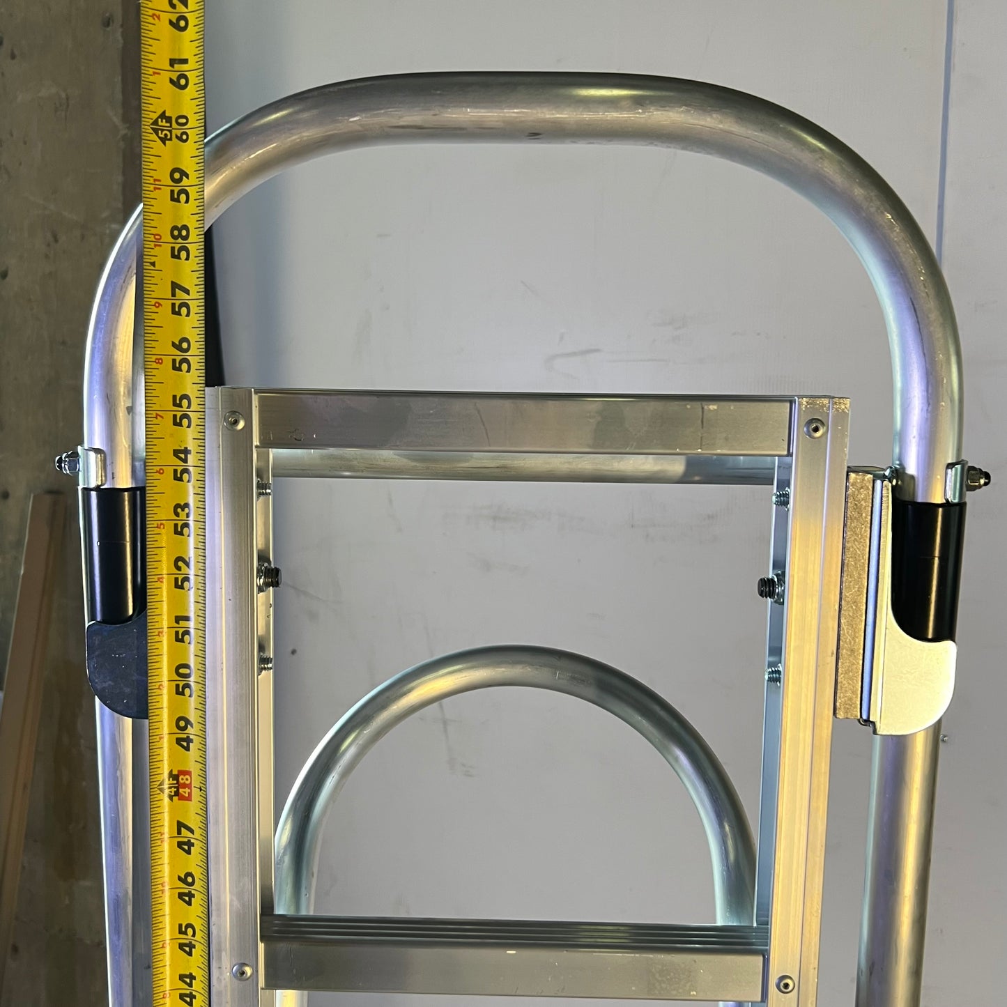 LIBERATOR 61" Aluminum Convertible Hand Truck - 18" x 9" Nose Plate