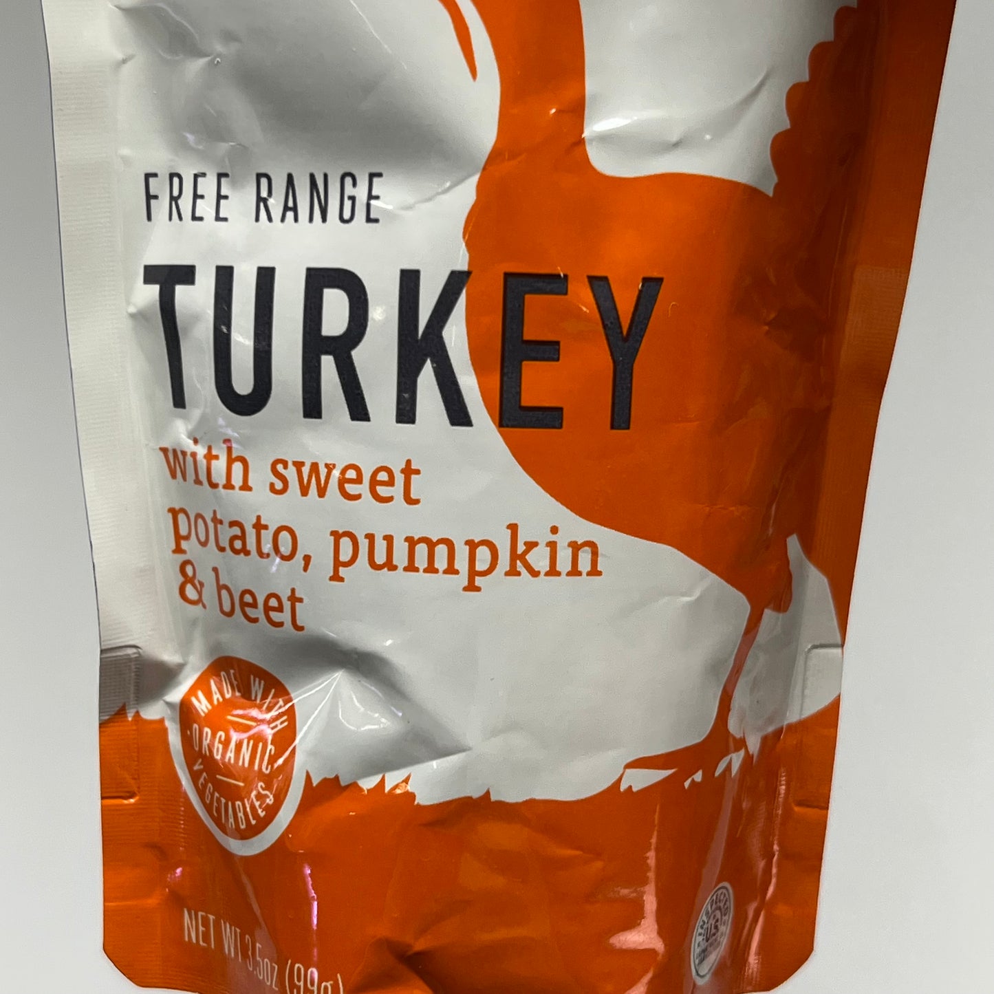 SERENITY (6 PACK) Turkey W/ Organic Veggies Baby Food Pouches 3.5oz BB 10/27