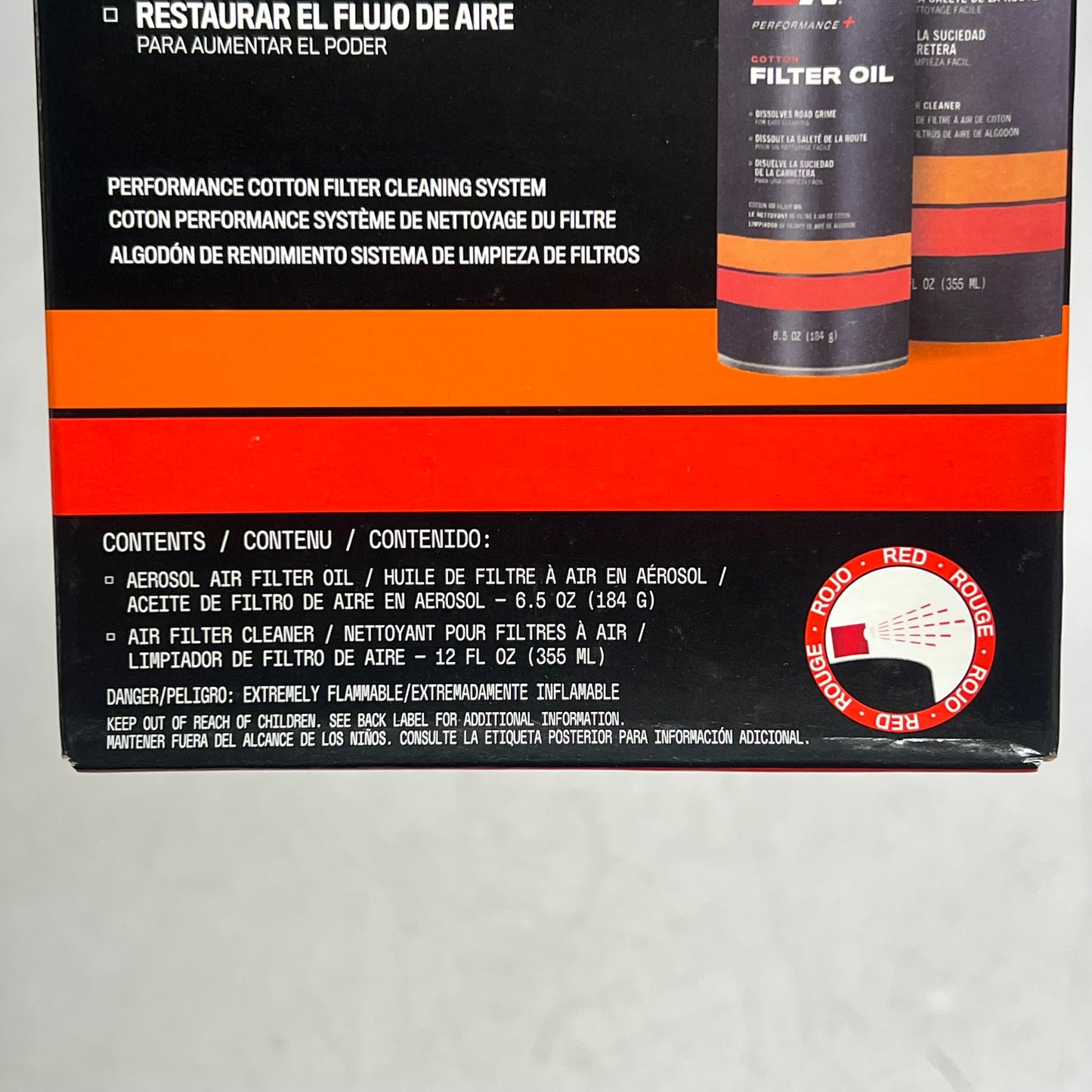 K&N Engineering Aerosol Oiled Cotton Air Filter Service Kit 99-5000