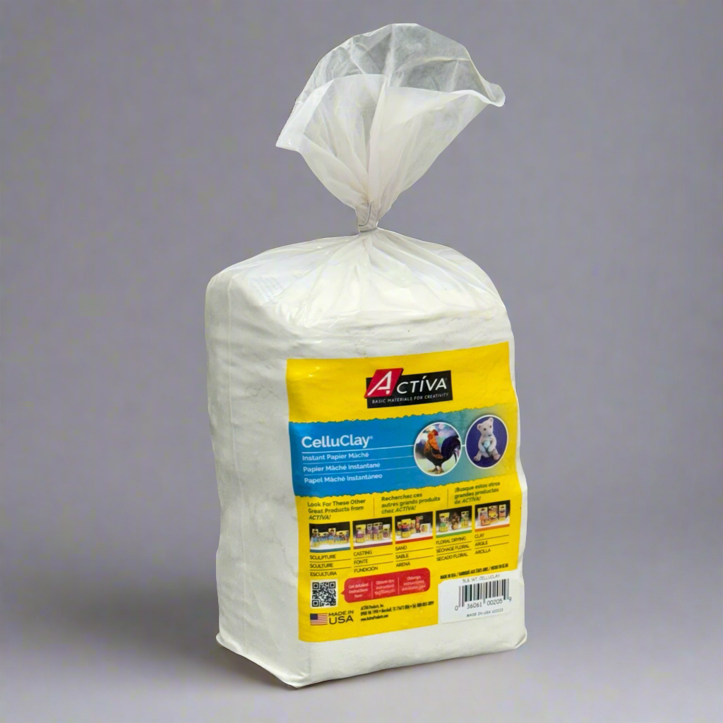 ACTIVA Basic Materials For Creativity CelluClay 5 LBS White – PayWut