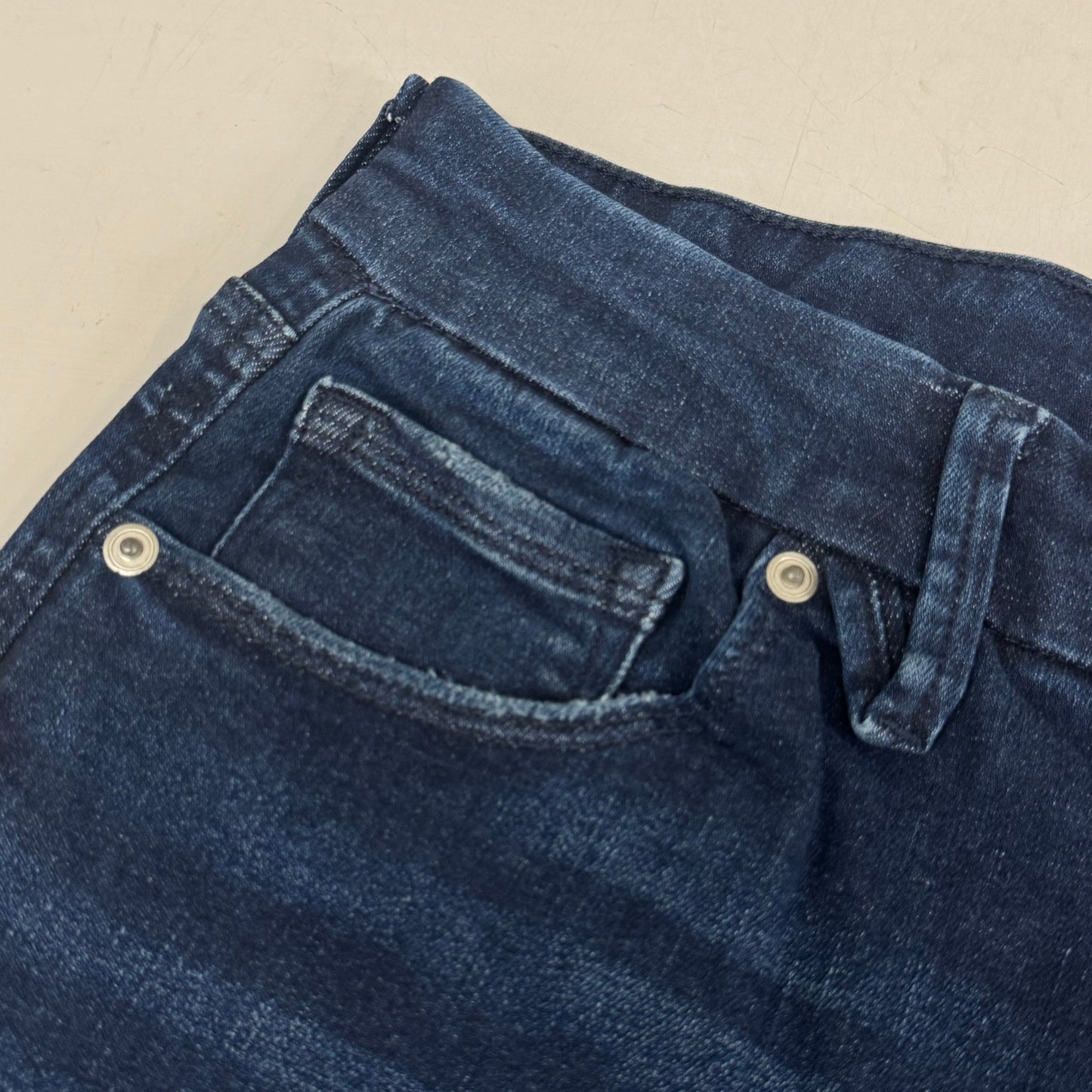 GOOD AMERICAN Always Fits Good Curve Straight Jeans Women's Sz 6/12 Indigo707 GCST739TT