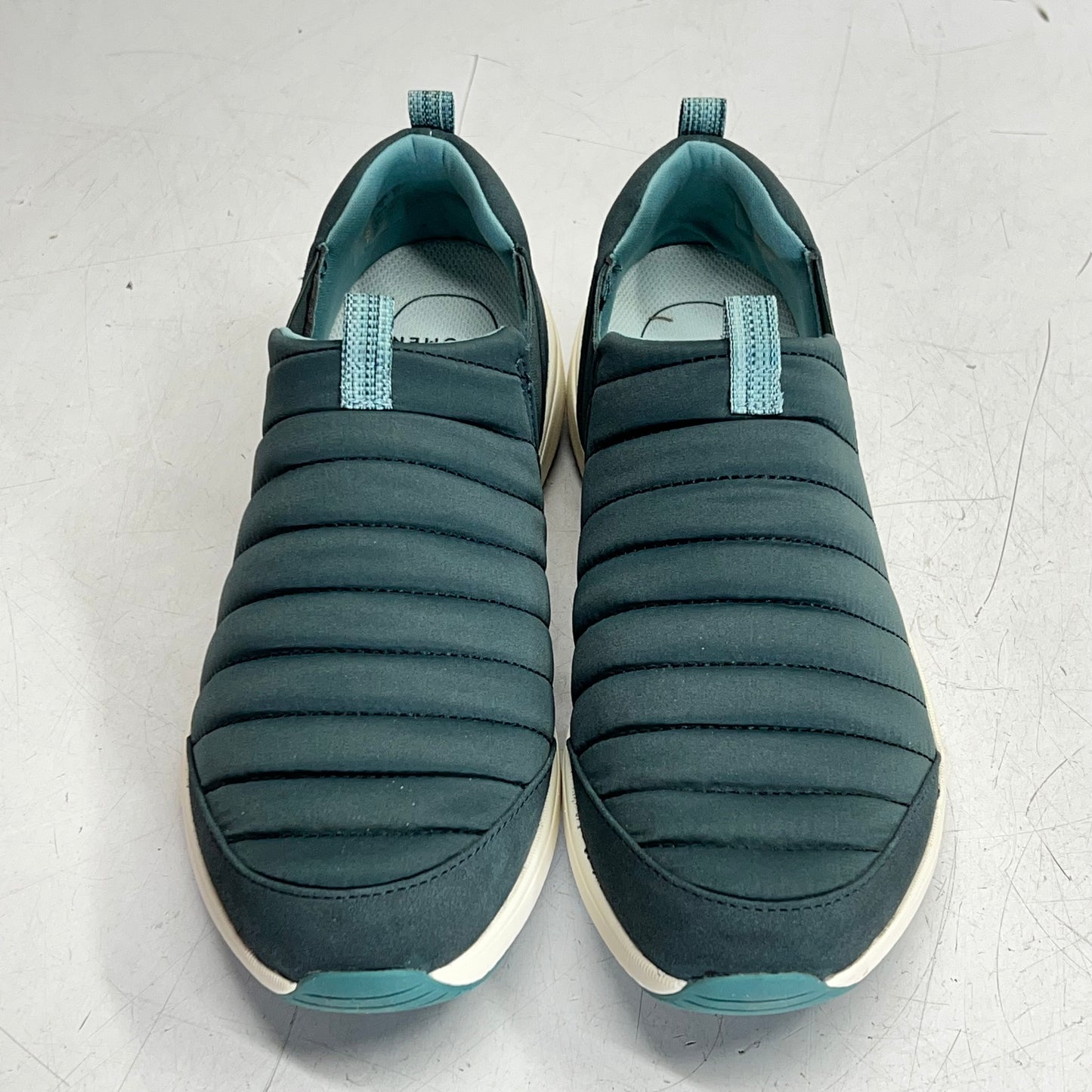 RYKA Quilted Slip-on Pursuit Sneaker Arch Support  Women's Sz 11W Dark Sea Green