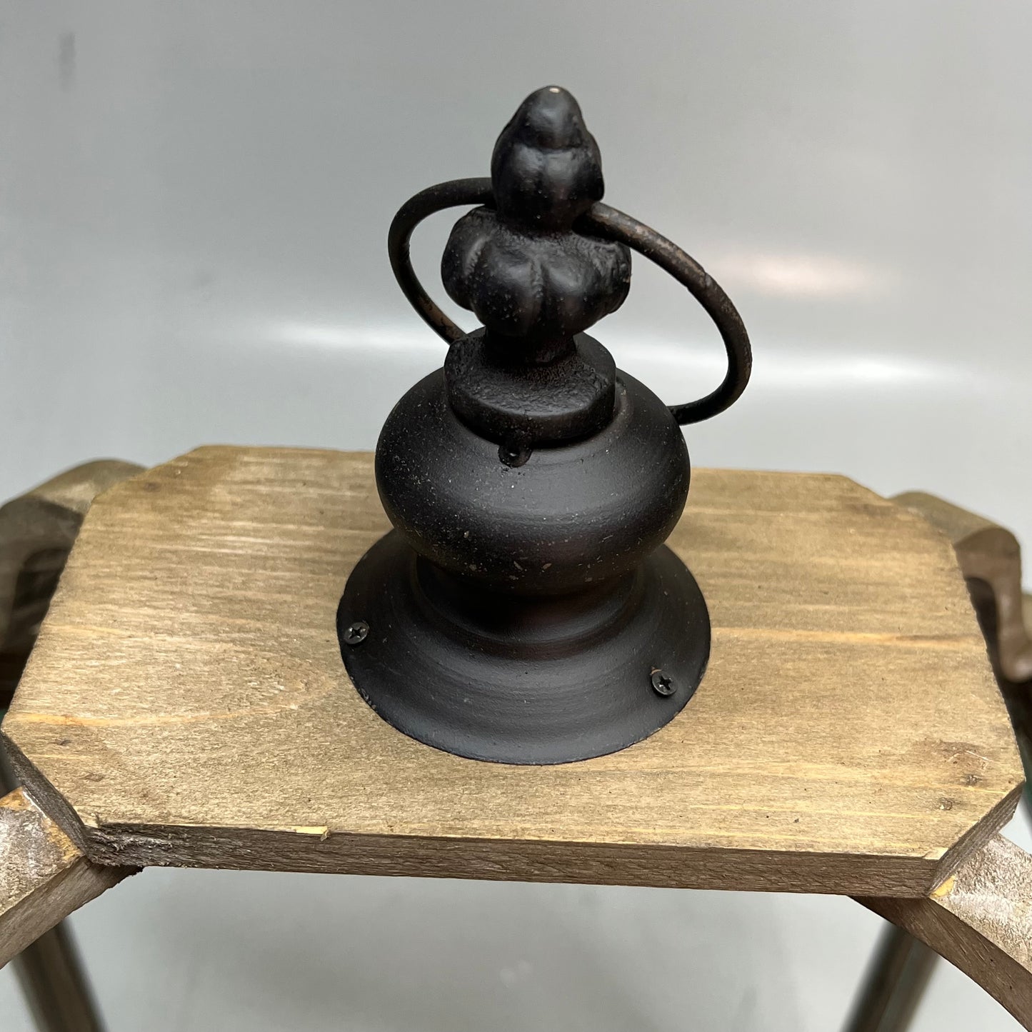 RAZ IMPORTS (SET OF 2) Fir Wood Lanterns W/ Finial 21" H & 16" H Brown