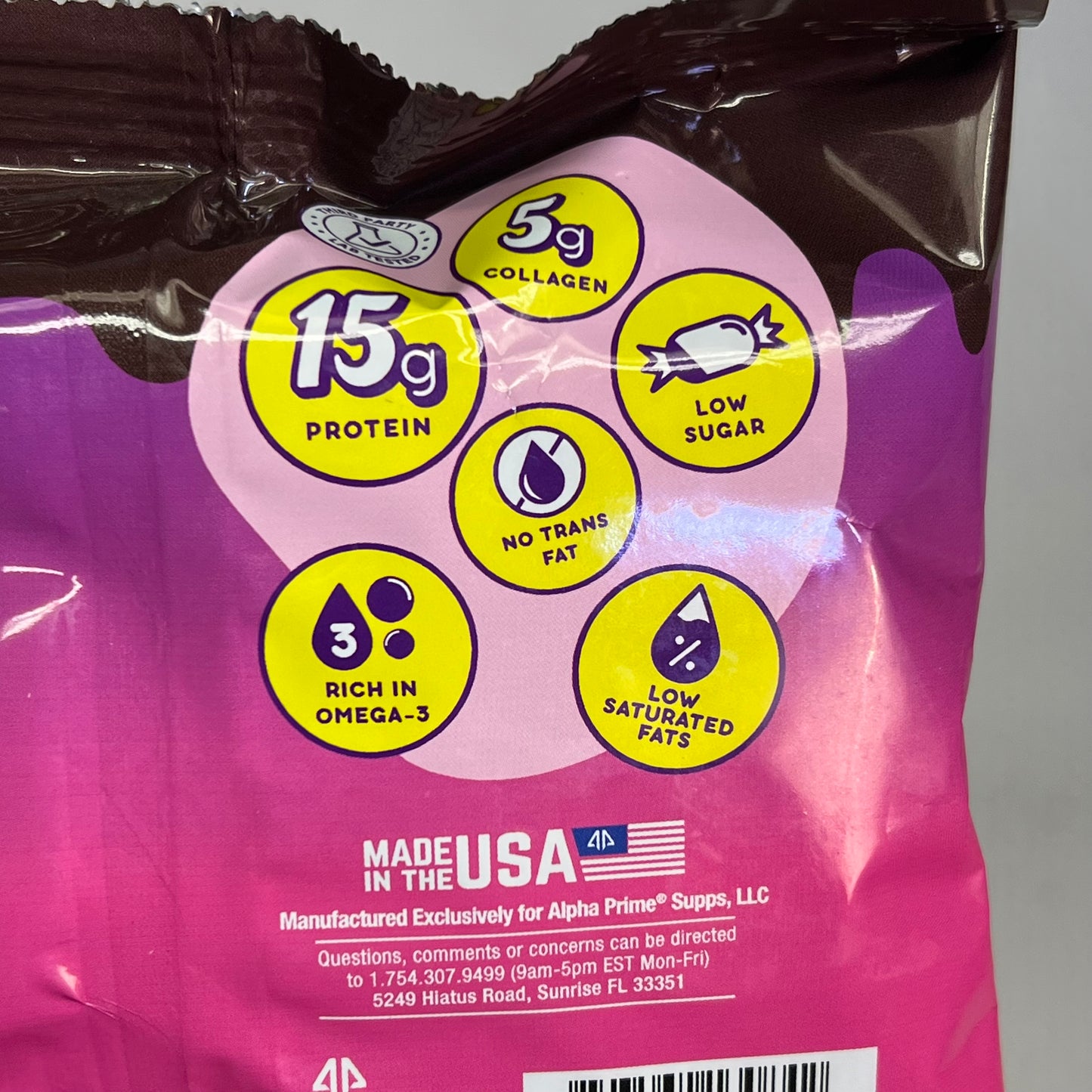 PRIME BITES (12 PACK) Protein Mini Muffins Chocolate Fudge 2.12oz BB 08/26